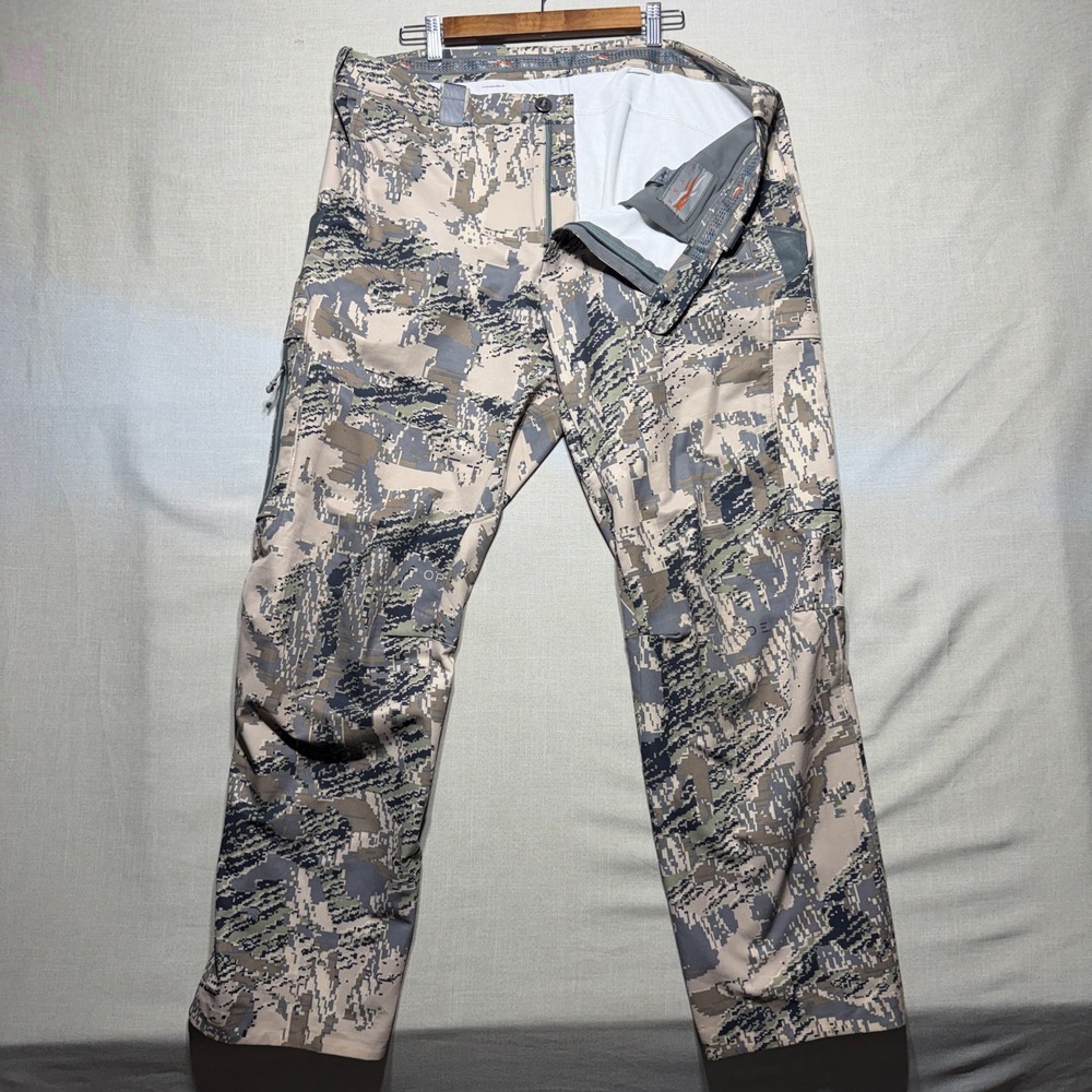 Sitka Pants Men 40x34 Gray Optifade Open Country Ascent Pant Hunting SG-2011-B